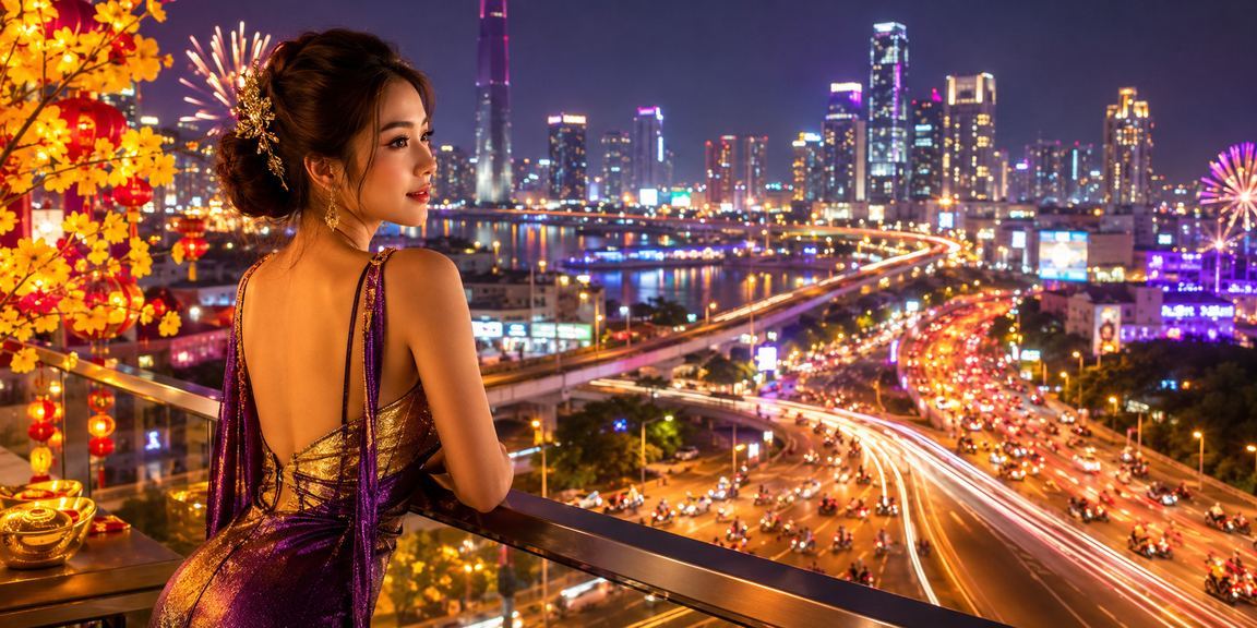 Màn hình đặt cược thể thao sáng rực neon tại khu vực TP.HCM ban đêm