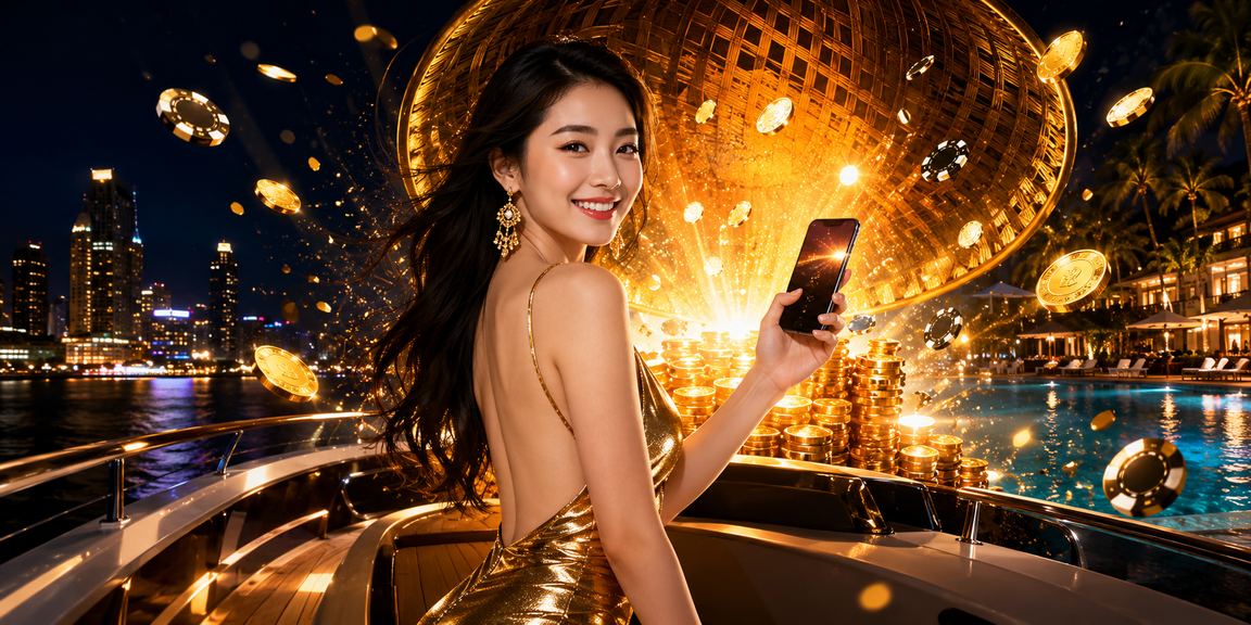 Người phụ nữ đội nón lá tại Mũi Né dùng điện thoại trải nghiệm cá cược thể thao trực tuyến trên di động